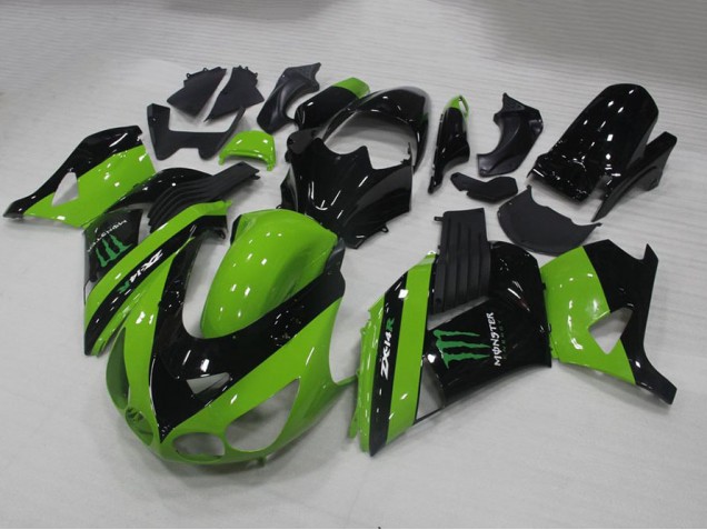 Carénage Moto ZX14R ZZR 1400 2006-2011 - Vert Monster Carénage Moto ZX14R ZZR 1400 2006-2011 - Vert Monster