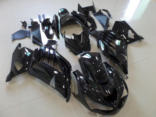 Carénage Moto ZX14R ZZR 1400 2012-2021 - Noir Brillant Carénage Moto ZX14R ZZR 1400 2012-2021 - Noir Brillant