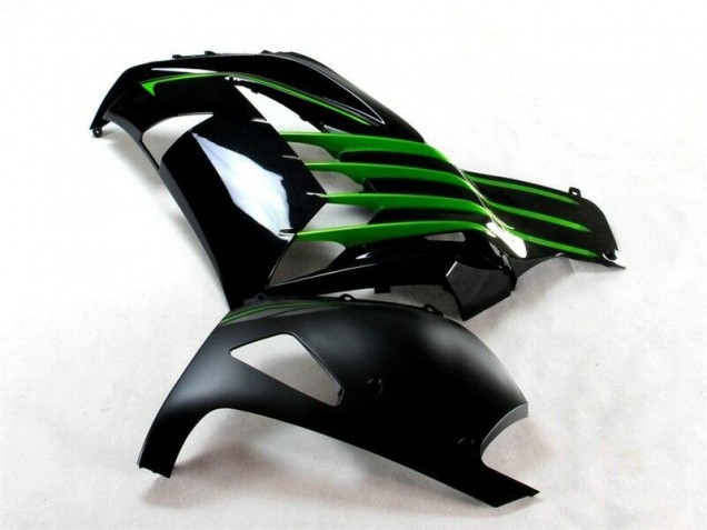 Carénage Moto ZX14R ZZR 1400 2012-2021 - Noir Vert Carénage Moto ZX14R ZZR 1400 2012-2021 - Noir Vert