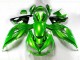 Carénage Moto ZX14R ZZR 1400 2012-2021 - Vert Noir Carénage Moto ZX14R ZZR 1400 2012-2021 - Vert Noir