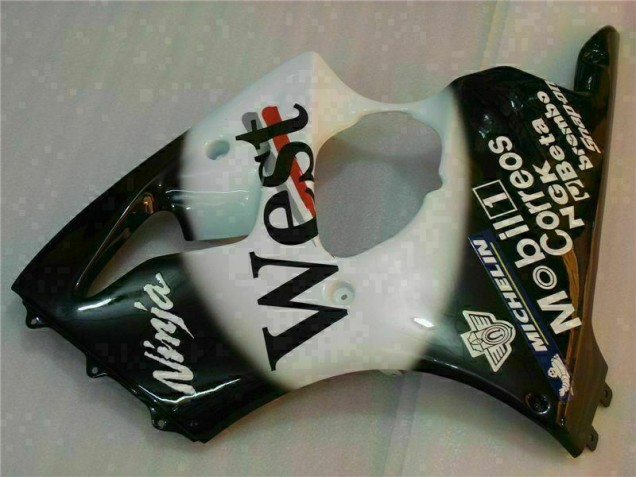Carénage Moto ZX6R 2000-2002 - Noir West Ninja