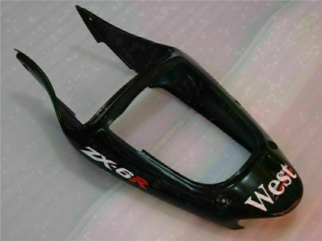 Carénage Moto ZX6R 2000-2002 - Noir West Ninja