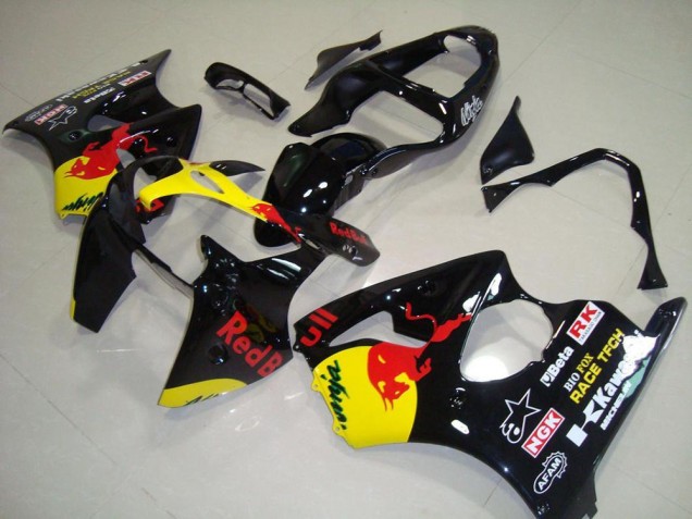 Carénage Moto ZX6R 2000-2002 - Red Bull Carénage Moto ZX6R 2000-2002 - Red Bull