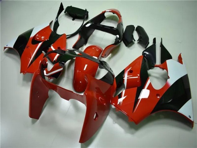 Carénage Moto ZX6R 2000-2002 - Rouge Noir Blanc Carénage Moto ZX6R 2000-2002 - Rouge Noir Blanc