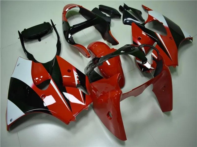 Carénage Moto ZX6R 2000-2002 - Rouge Noir Blanc Carénage Moto ZX6R 2000-2002 - Rouge Noir Blanc