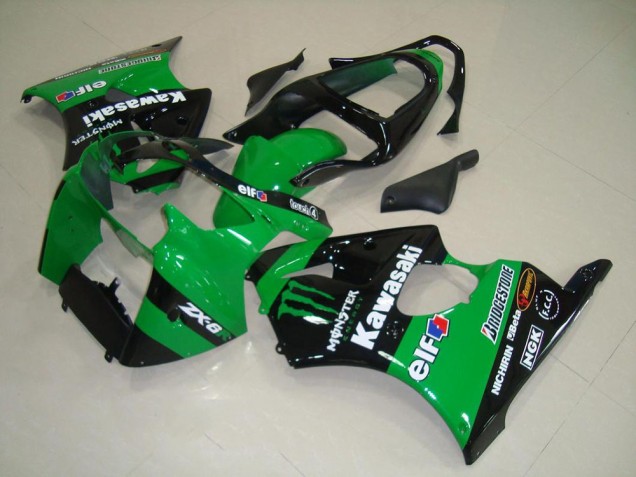 Carénage Moto ZX6R 2000-2002 - Vert Monster Carénage Moto ZX6R 2000-2002 - Vert Monster
