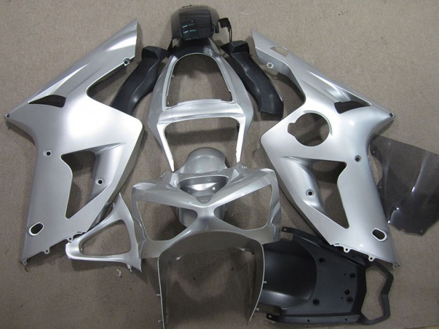 Carénage Moto ZX6R 2003-2004 - Argent Carénage Moto ZX6R 2003-2004 - Argent
