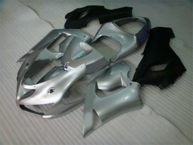 Carénage Moto ZX6R 2005-2006 - Argent Noir