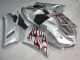 Carénage Moto ZX6R 2005-2006 - Argent Rouge Flamme Carénage Moto ZX6R 2005-2006 - Argent Rouge Flamme