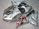 Carénage Moto ZX6R 2005-2006 - Argent Rouge Flamme Carénage Moto ZX6R 2005-2006 - Argent Rouge Flamme