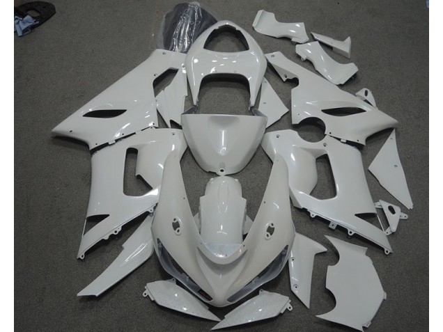 Carénage Moto ZX6R 2005-2006 - Blanc Carénage Moto ZX6R 2005-2006 - Blanc
