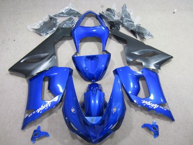 Carénage Moto ZX6R 2005-2006 - Bleu Blanc Ninja 636