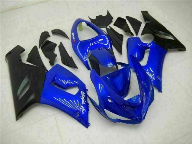 Carénage Moto ZX6R 2005-2006 - Bleu