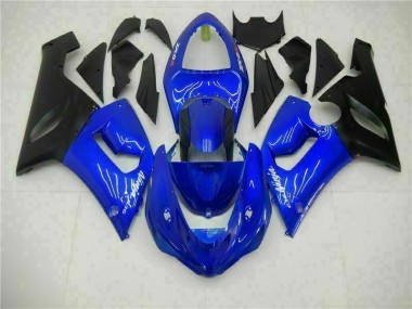 Carénage Moto ZX6R 2005-2006 - Bleu