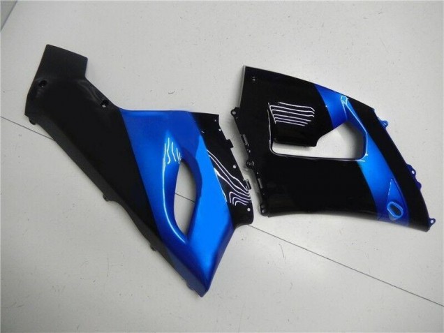 Carénage Moto ZX6R 2005-2006 - Bleu Noir Carénage Moto ZX6R 2005-2006 - Bleu Noir