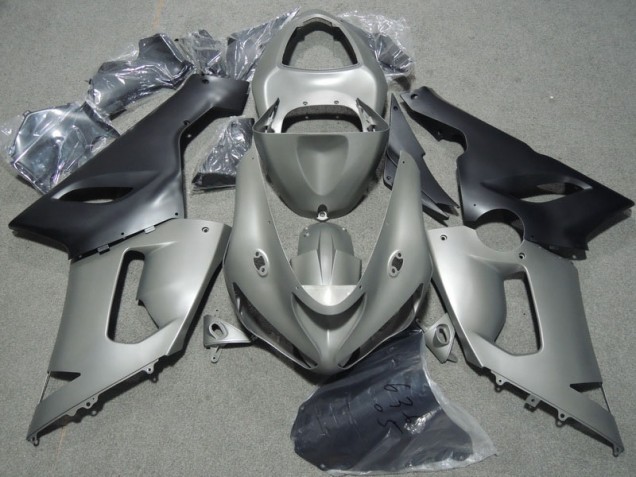 Carénage Moto ZX6R 2005-2006 - Gris Noir Carénage Moto ZX6R 2005-2006 - Gris Noir
