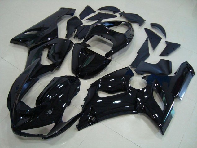 Carénage Moto ZX6R 2005-2006 - Noir Brillant Carénage Moto ZX6R 2005-2006 - Noir Brillant
