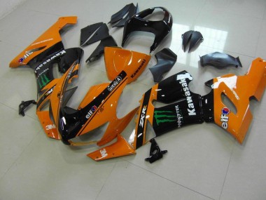 Carénage Moto ZX6R 2005-2006 - Orange Monster