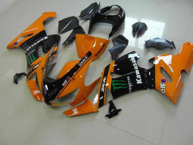 Carénage Moto ZX6R 2005-2006 - Orange Monster Carénage Moto ZX6R 2005-2006 - Orange Monster