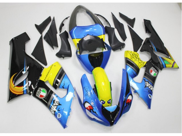 Carénage Moto ZX6R 2005-2006 - Requin Carénage Moto ZX6R 2005-2006 - Requin