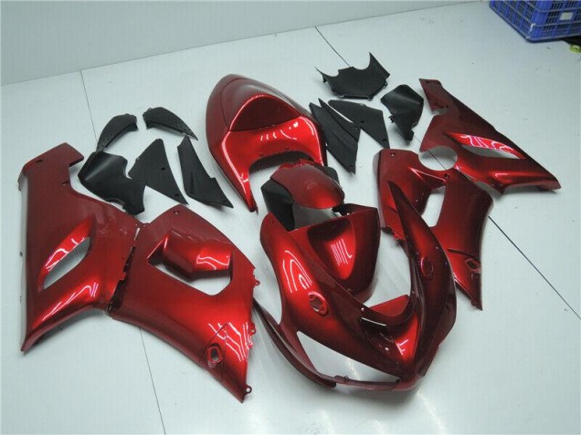 Carénage Moto ZX6R 2005-2006 - Rouge Bonbon Carénage Moto ZX6R 2005-2006 - Rouge Bonbon