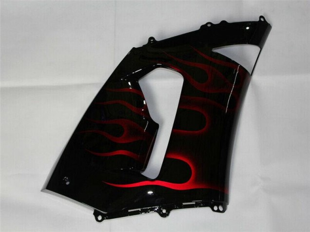 Carénage Moto ZX6R 2005-2006 - Rouge Noir Carénage Moto ZX6R 2005-2006 - Rouge Noir