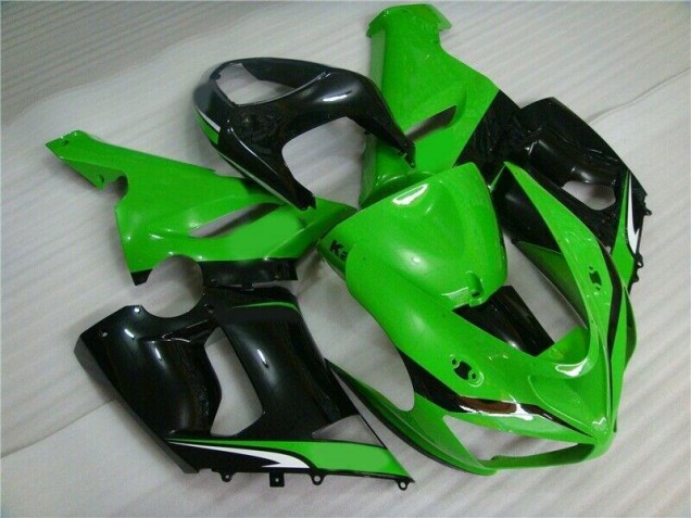 Carénage Moto ZX6R 2005-2006 - Vert Blanc Noir Carénage Moto ZX6R 2005-2006 - Vert Blanc Noir