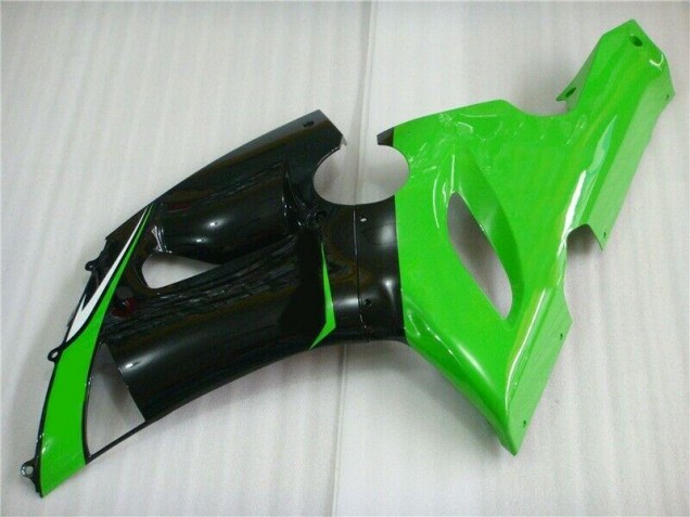 Carénage Moto ZX6R 2005-2006 - Vert Blanc Noir Carénage Moto ZX6R 2005-2006 - Vert Blanc Noir