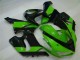 Carénage Moto ZX6R 2005-2006 - Vert Noir Carénage Moto ZX6R 2005-2006 - Vert Noir