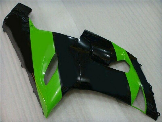 Carénage Moto ZX6R 2005-2006 - Vert Noir Carénage Moto ZX6R 2005-2006 - Vert Noir