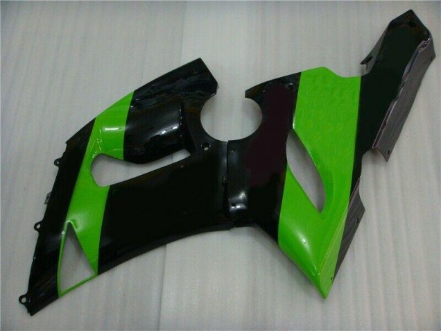 Carénage Moto ZX6R 2005-2006 - Vert Noir Carénage Moto ZX6R 2005-2006 - Vert Noir