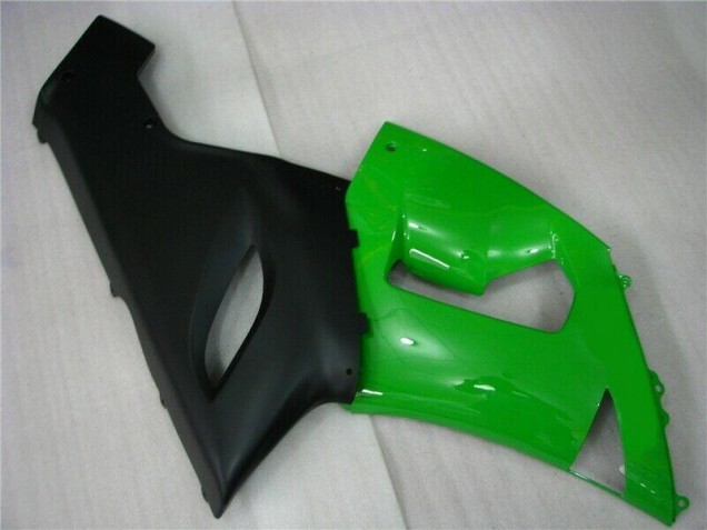 Carénage Moto ZX6R 2005-2006 - Vert Noir Mat Carénage Moto ZX6R 2005-2006 - Vert Noir Mat