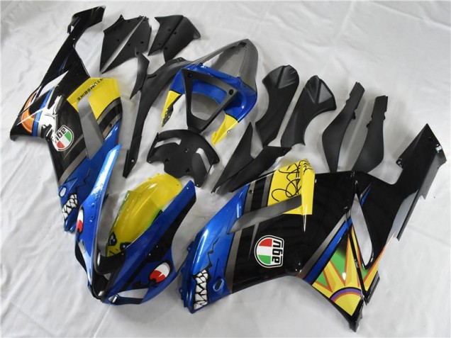 Carénage Moto ZX6R 2007-2008 - Bleu Requin Carénage Moto ZX6R 2007-2008 - Bleu Requin