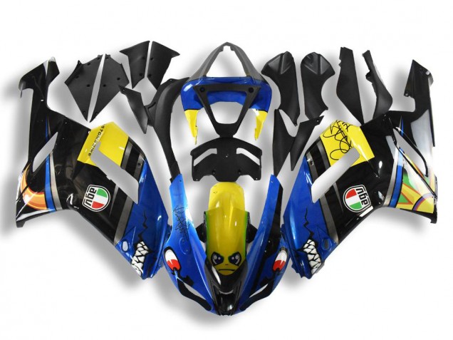 Carénage Moto ZX6R 2007-2008 - Bleu Requin Carénage Moto ZX6R 2007-2008 - Bleu Requin