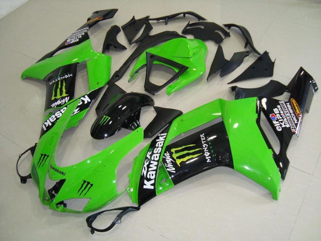 Carénage Moto ZX6R 2007-2008 - Monster Vert Carénage Moto ZX6R 2007-2008 - Monster Vert