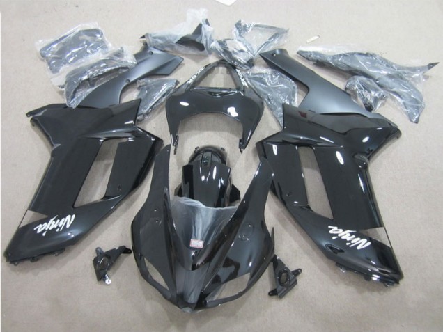 Carénage Moto ZX6R 2007-2008 - Noir Blanc Carénage Moto ZX6R 2007-2008 - Noir Blanc