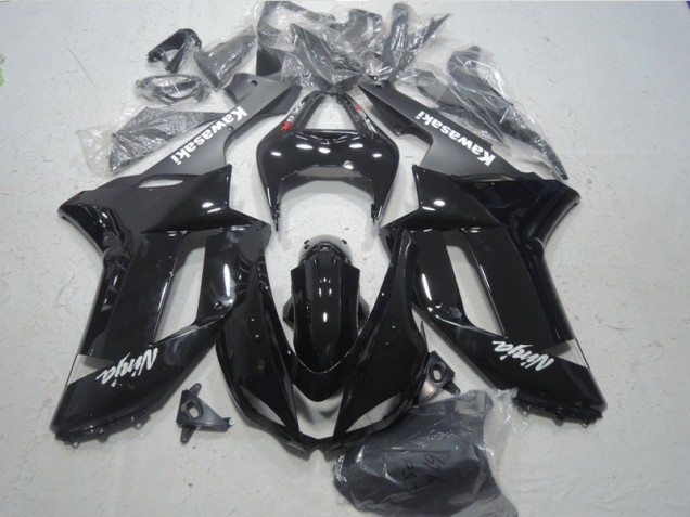 Carénage Moto ZX6R 2007-2008 - Noir Blanc Ninja Carénage Moto ZX6R 2007-2008 - Noir Blanc Ninja