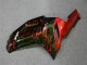 Carénage Moto ZX6R 2007-2008 - Noir Rouge Flamme Carénage Moto ZX6R 2007-2008 - Noir Rouge Flamme
