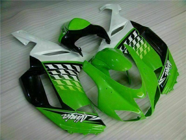 Carénage Moto ZX6R 2007-2008 - Vert Blanc Ninja Carénage Moto ZX6R 2007-2008 - Vert Blanc Ninja