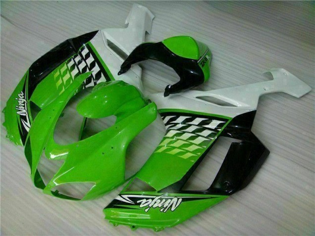 Carénage Moto ZX6R 2007-2008 - Vert Blanc Ninja Carénage Moto ZX6R 2007-2008 - Vert Blanc Ninja