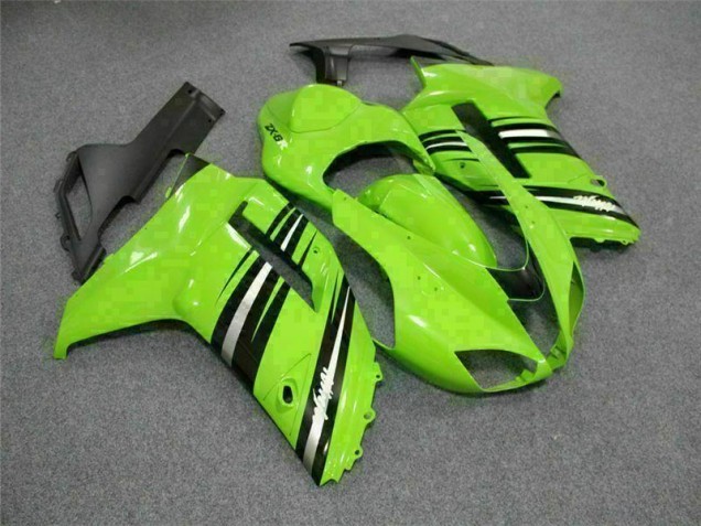 Carénage Moto ZX6R 2007-2008 - Vert Noir Carénage Moto ZX6R 2007-2008 - Vert Noir