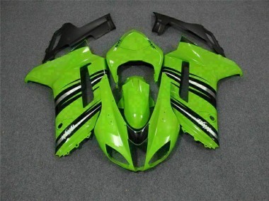 Carénage Moto ZX6R 2007-2008 - Vert Noir