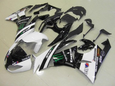 Carénage Moto ZX6R 2009-2012 - Blanc Monster