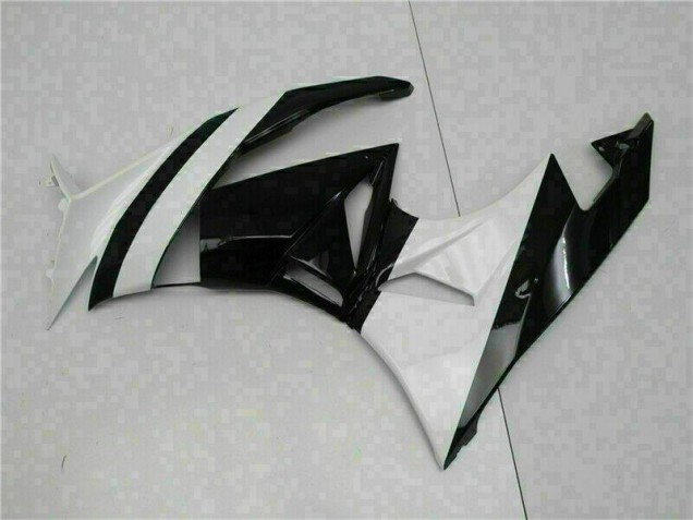 Carénage Moto ZX6R 2009-2012 - Blanc Noir Carénage Moto ZX6R 2009-2012 - Blanc Noir