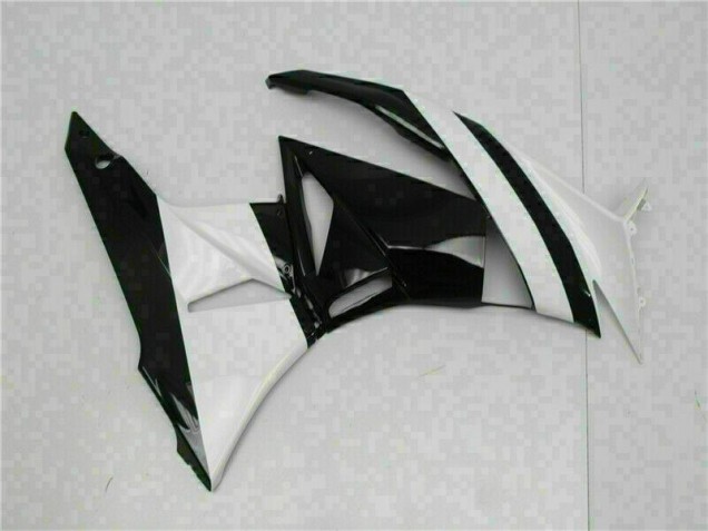 Carénage Moto ZX6R 2009-2012 - Blanc Noir Carénage Moto ZX6R 2009-2012 - Blanc Noir