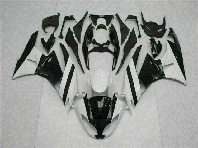 Carénage Moto ZX6R 2009-2012 - Blanc Noir Carénage Moto ZX6R 2009-2012 - Blanc Noir