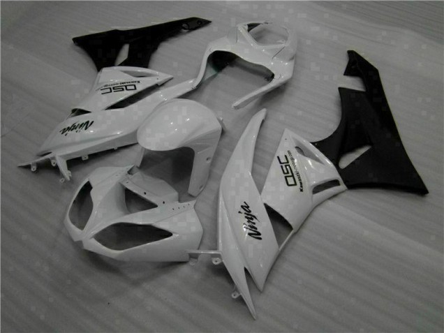 Carénage Moto ZX6R 2009-2012 - Blanc Noir Ninja Carénage Moto ZX6R 2009-2012 - Blanc Noir Ninja