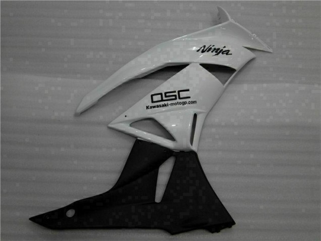 Carénage Moto ZX6R 2009-2012 - Blanc Noir Ninja Carénage Moto ZX6R 2009-2012 - Blanc Noir Ninja