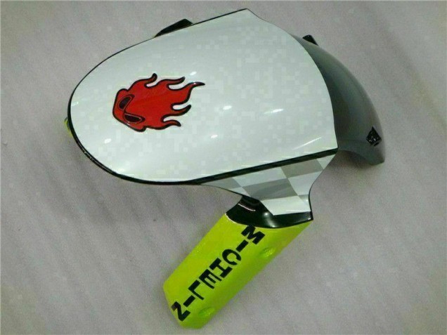Carénage Moto ZX6R 2009-2012 - Blanc Rouge H. Énergie Carénage Moto ZX6R 2009-2012 - Blanc Rouge H. Énergie