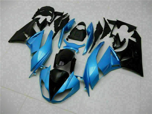 Carénage Moto ZX6R 2009-2012 - Bleu Noir Carénage Moto ZX6R 2009-2012 - Bleu Noir